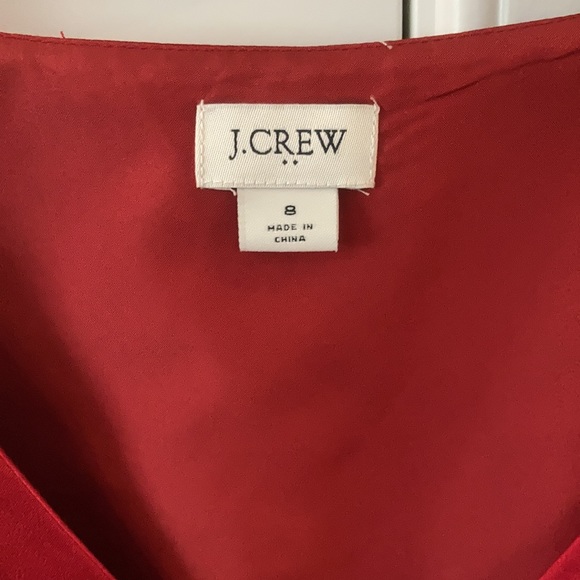 J. Crew satin blouse Size 8 - Picture 3 of 4